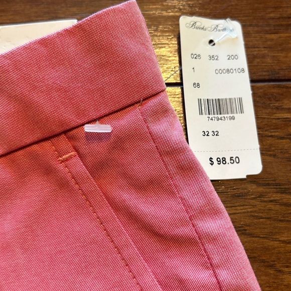 Mens Brooks Brothers Clark Stretch Advantage Chino Pants 32x32 NWT - Picture 9 of 12